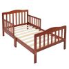 Stylish Wooden Toddler Bed - Durable Construction, Guardrails for Safety, Easy Assembly, Perfect for Kids' Bedroom Furniture