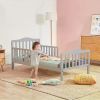 Stylish Wooden Toddler Bed - Durable Construction, Guardrails for Safety, Easy Assembly, Perfect for Kids' Bedroom Furniture