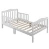 Stylish Wooden Toddler Bed - Durable Construction, Guardrails for Safety, Easy Assembly, Perfect for Kids' Bedroom Furniture